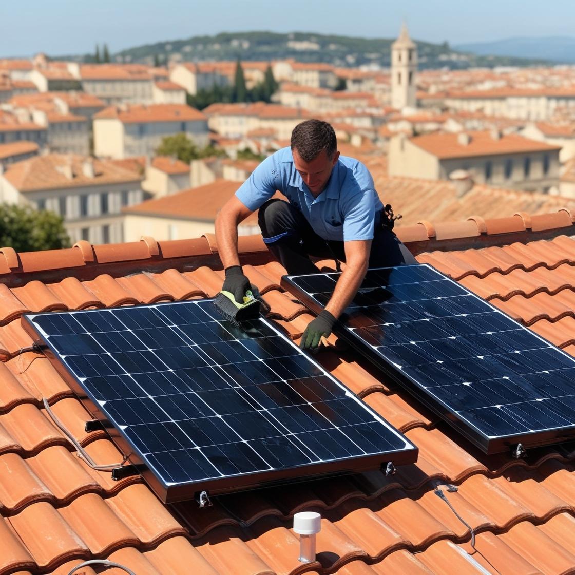 nettoyage panneau solaire aix